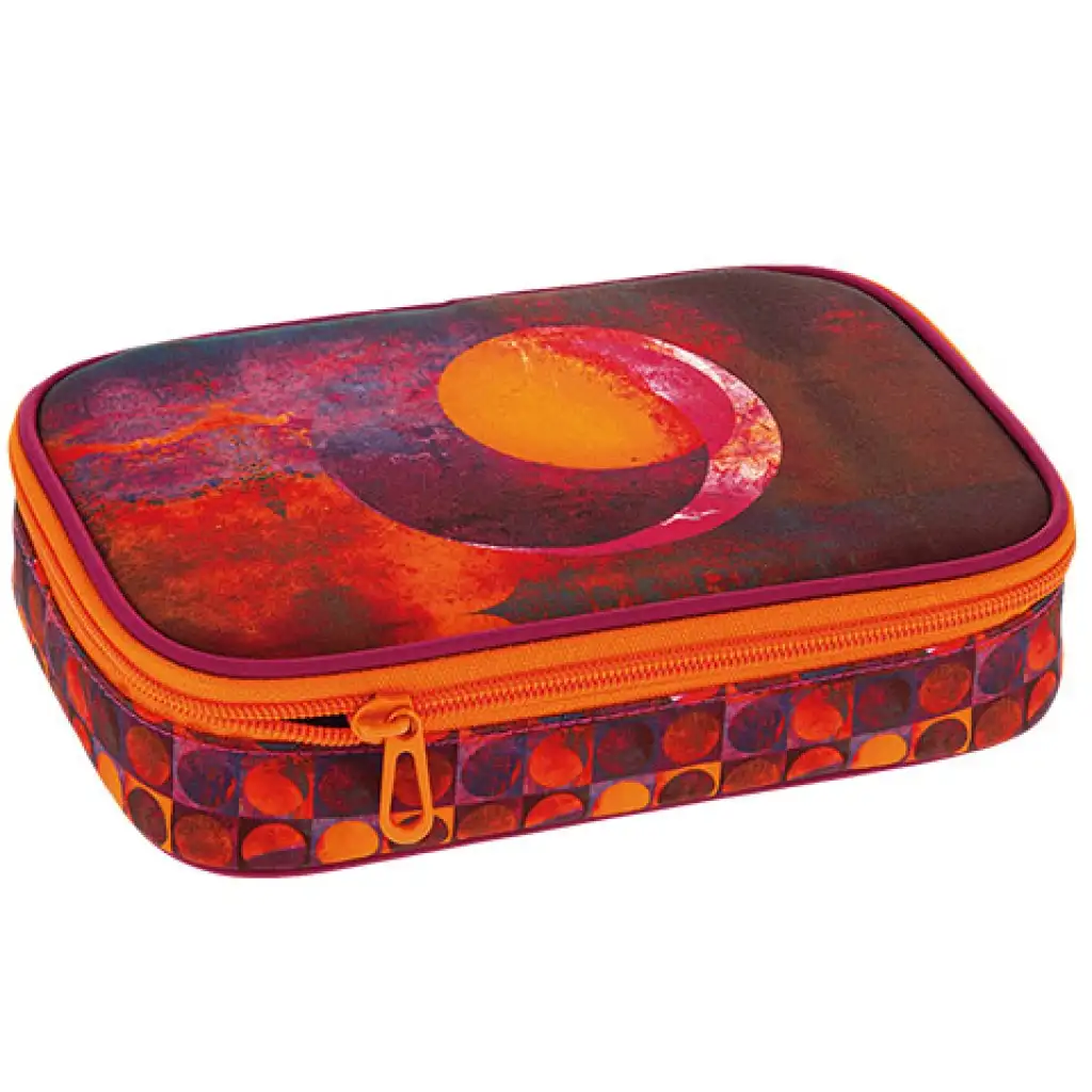 Ars Una: Orange Moon többszintes kihajtható tolltartó 22,5x15,5x4,5cm