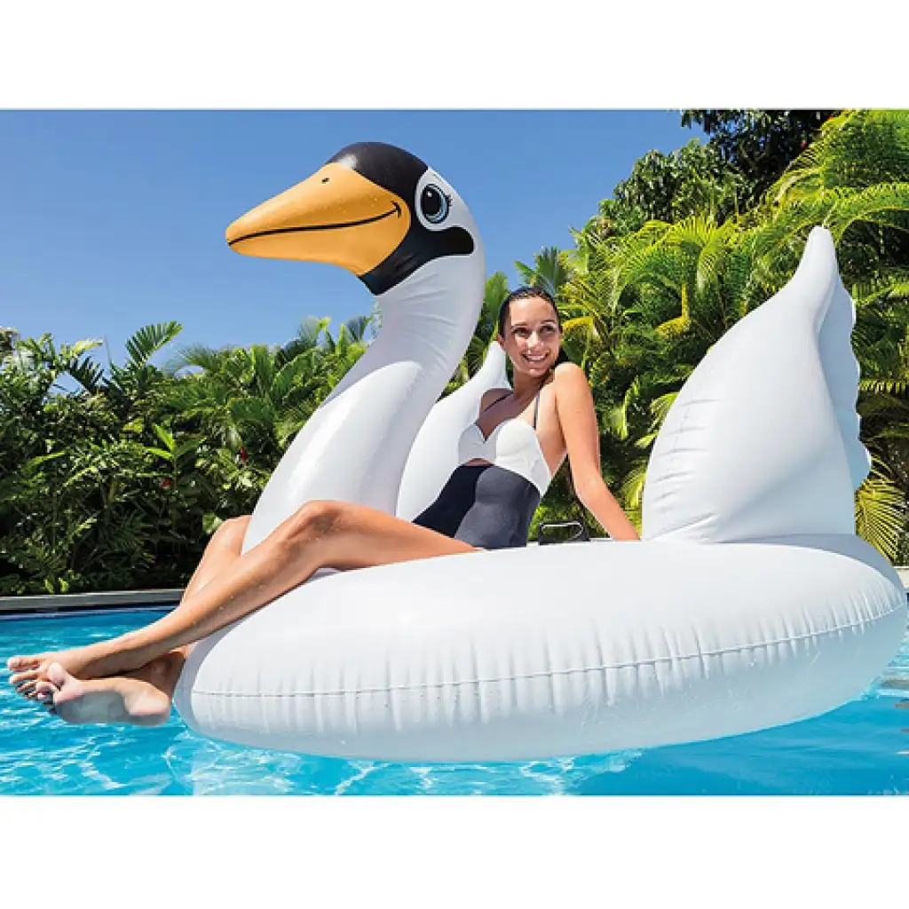 Intex: Óriás hattyú úszó sziget kapaszkodóval kép 2