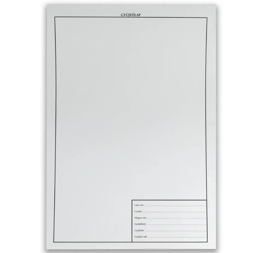 Növénygyűjtő pótlap A/4 1db