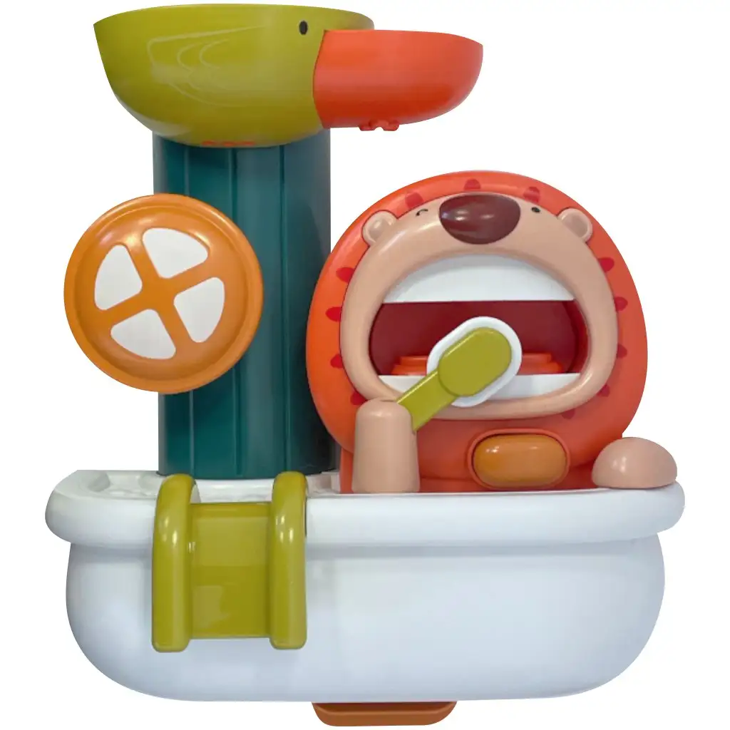 Pancsizó Leo a fogmosó oroszlán fürdőjáték kancsóval kép 6