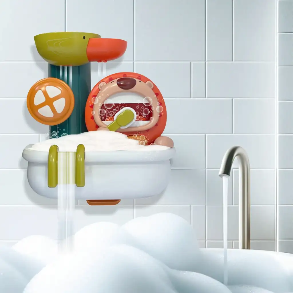 Pancsizó Leo a fogmosó oroszlán fürdőjáték kancsóval kép 2