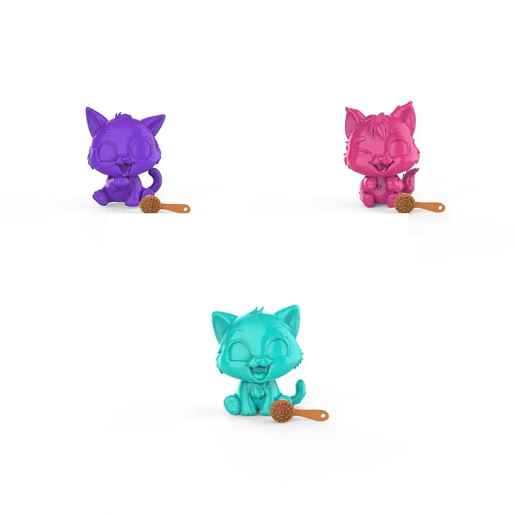 Washy Friends: Color Reveal Pancsoló cicusok meglepetés tasakban többféle 1db kép 2