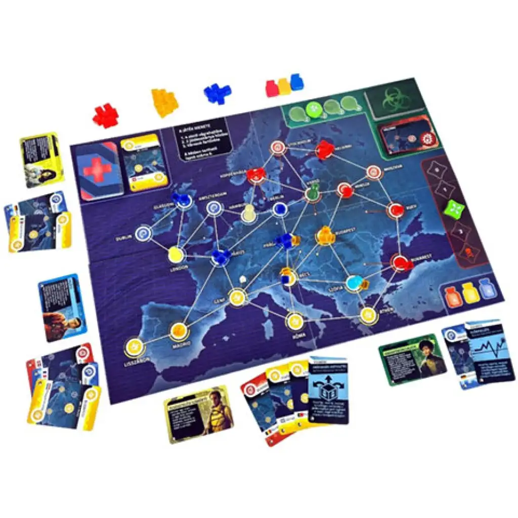 Pandemic: Veszélyzóna - Európa társasjáték kép 3