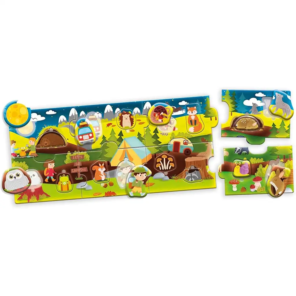 Carotina baby: Az erdő panoráma puzzle 24db-os - Lisciani kép 2