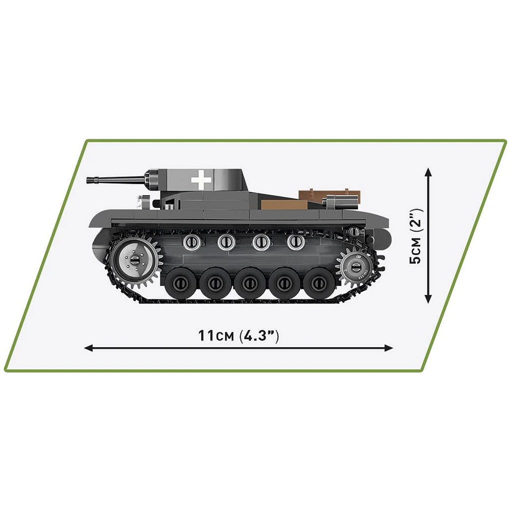 COBI: Panzer II Ausf. A építőjáték (2718) kép 5