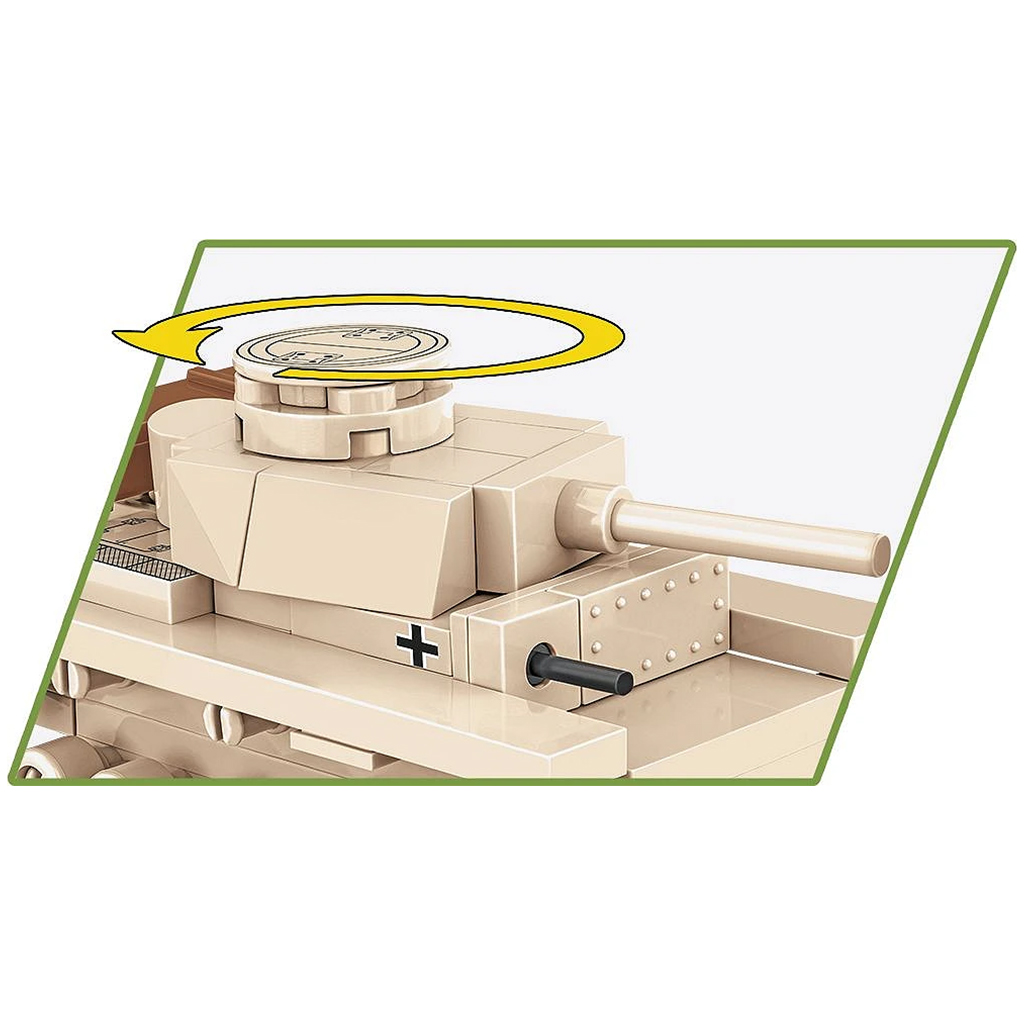 COBI: Panzer III Ausf. L német harckocsi építőjáték (3090) kép 3