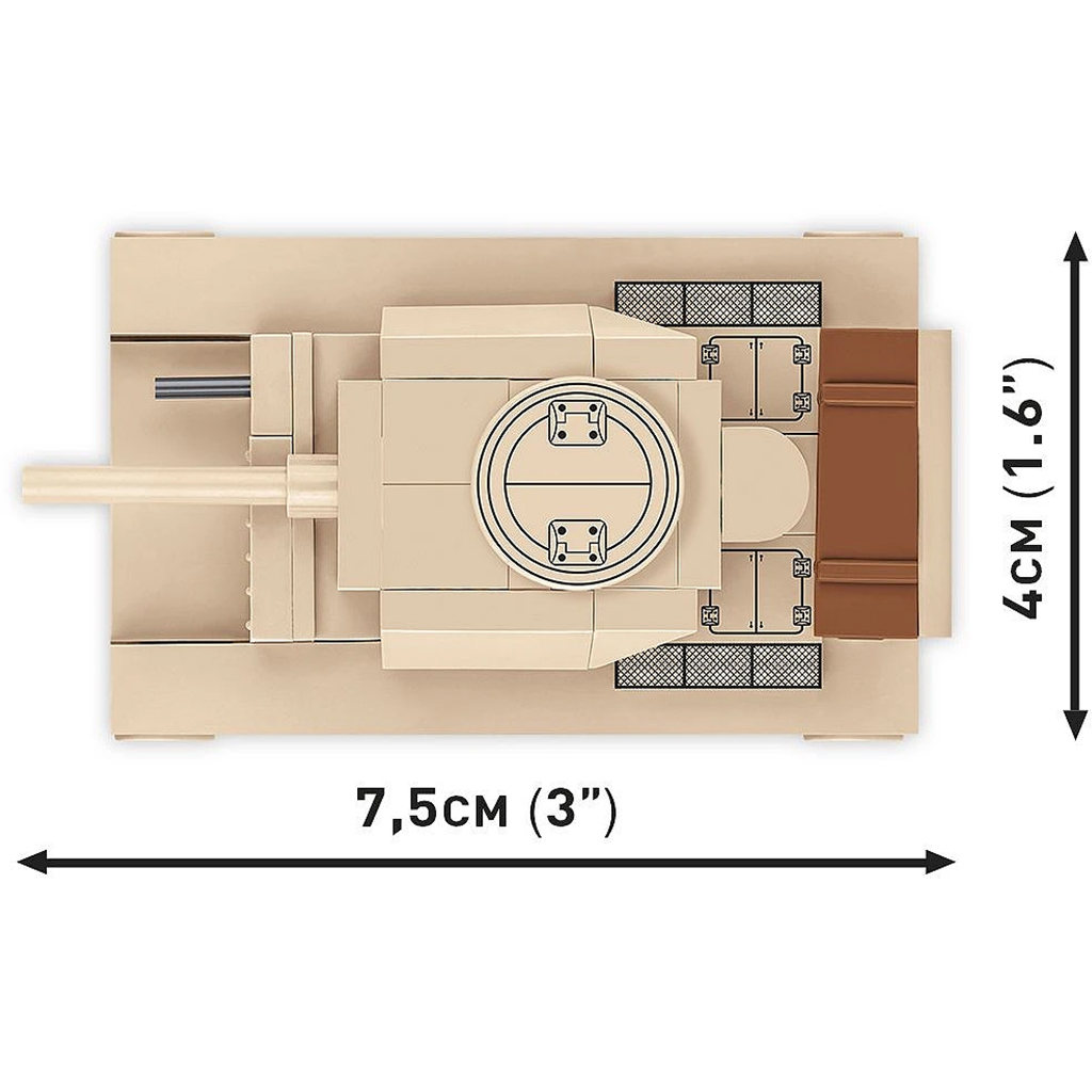 COBI: Panzer III Ausf. L német harckocsi építőjáték (3090) kép 4