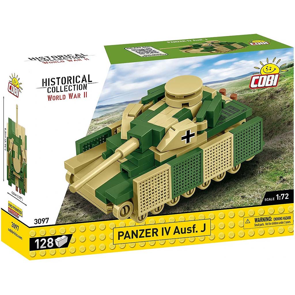 COBI: Panzer IV Ausf. J páncélozott harckocsi építőjáték (3097) kép 1