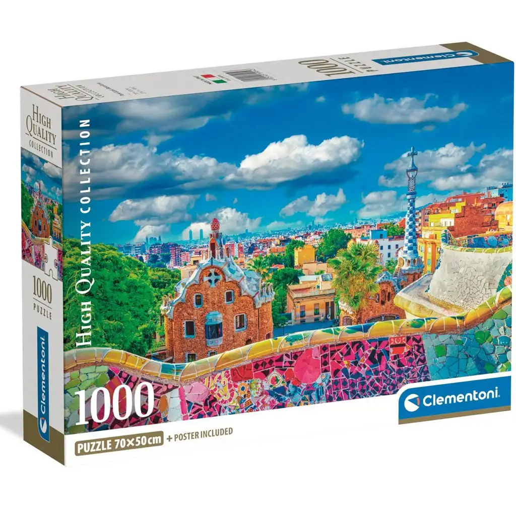 Park Güell Barcelona HQC 1000db-os puzzle - Clementoni