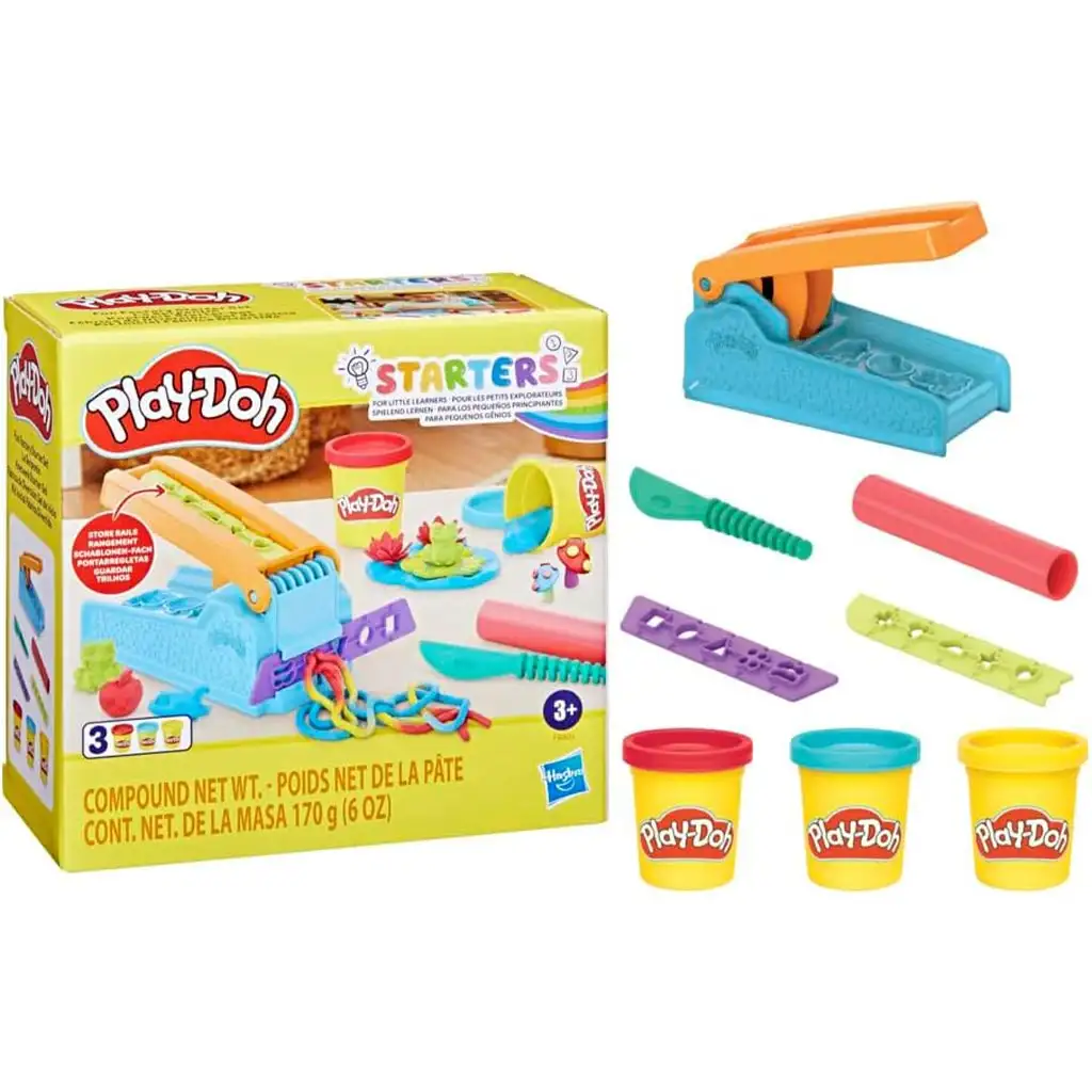 Play-Doh: Fun Factory kezdő szett 3 tégely gyurmával 170g kép 2