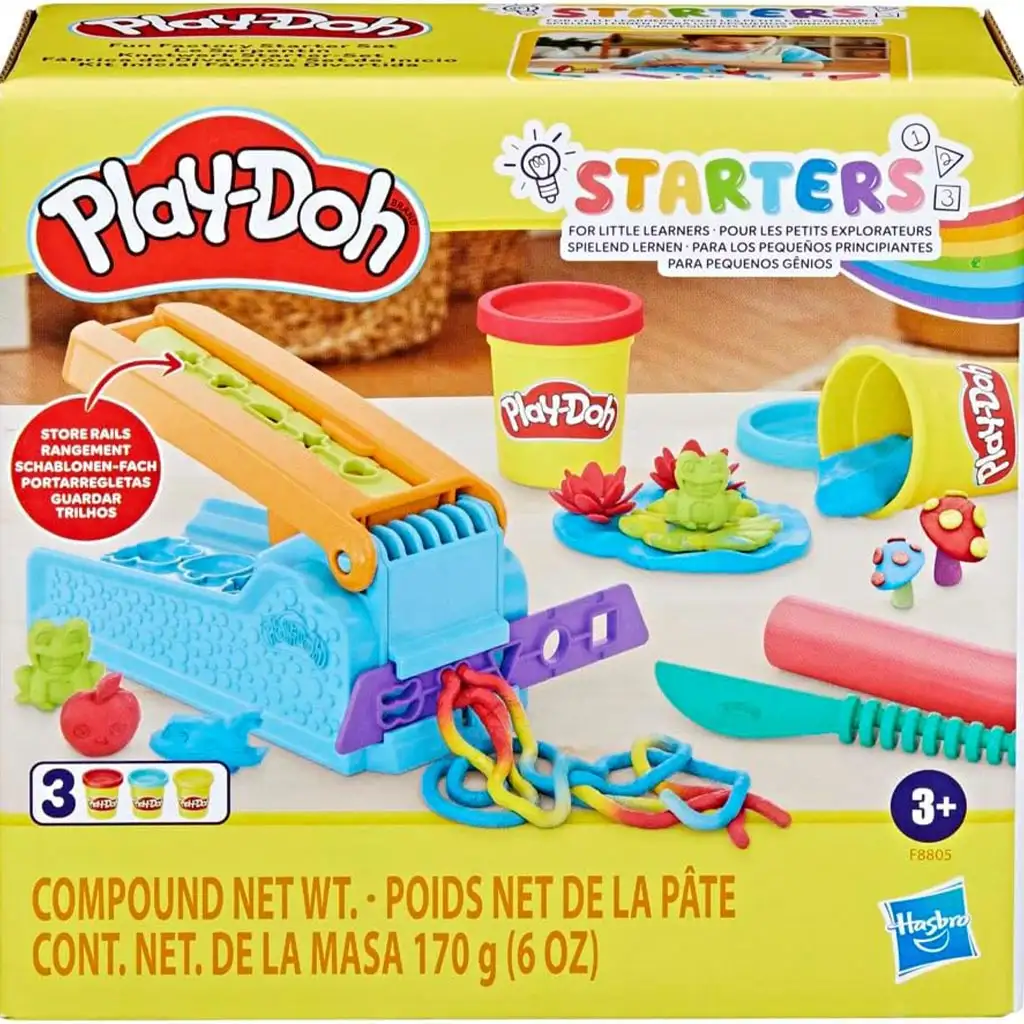 Play-Doh: Fun Factory kezdő szett 3 tégely gyurmával 170g