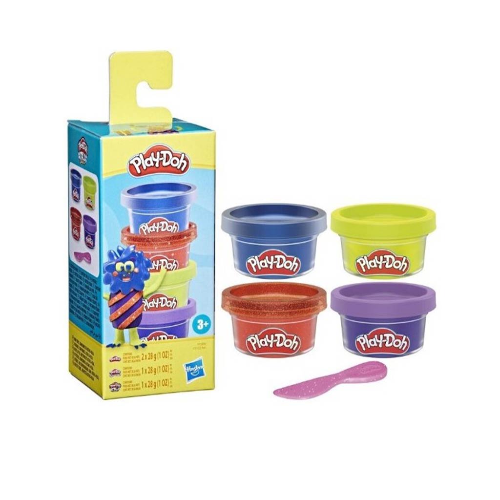 Play-Doh: Szörnyecskés mini 4db-os gyurma szett - Hasbro kép 2