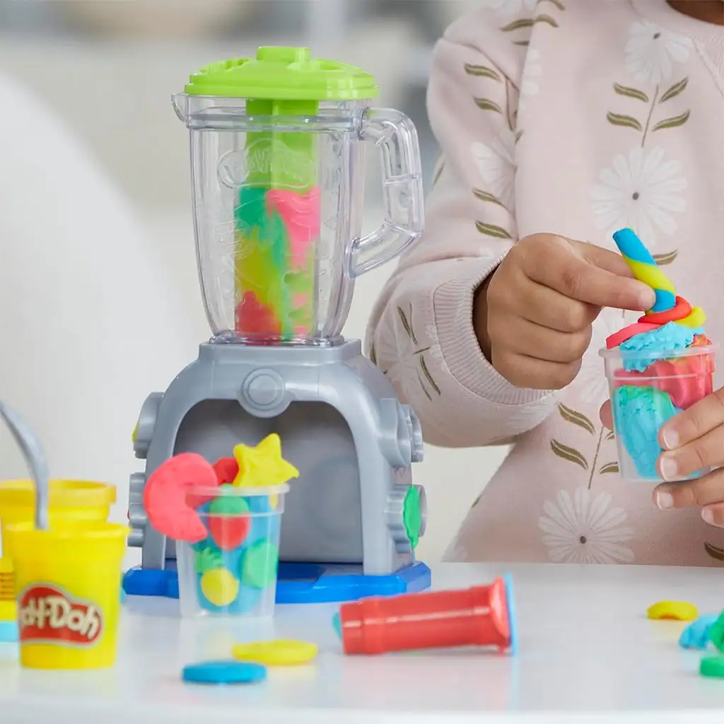 Play-Doh: Swirlin Smoothies Turmixgép 5 tégely gyurmával 198g kép 4