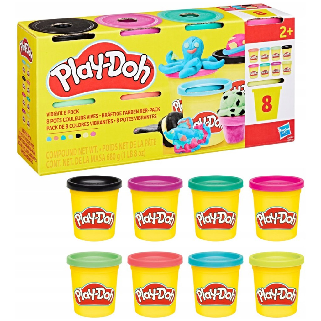 Play-Doh: Tégelyes 8db-os gyurma szett 680gr - Hasbro