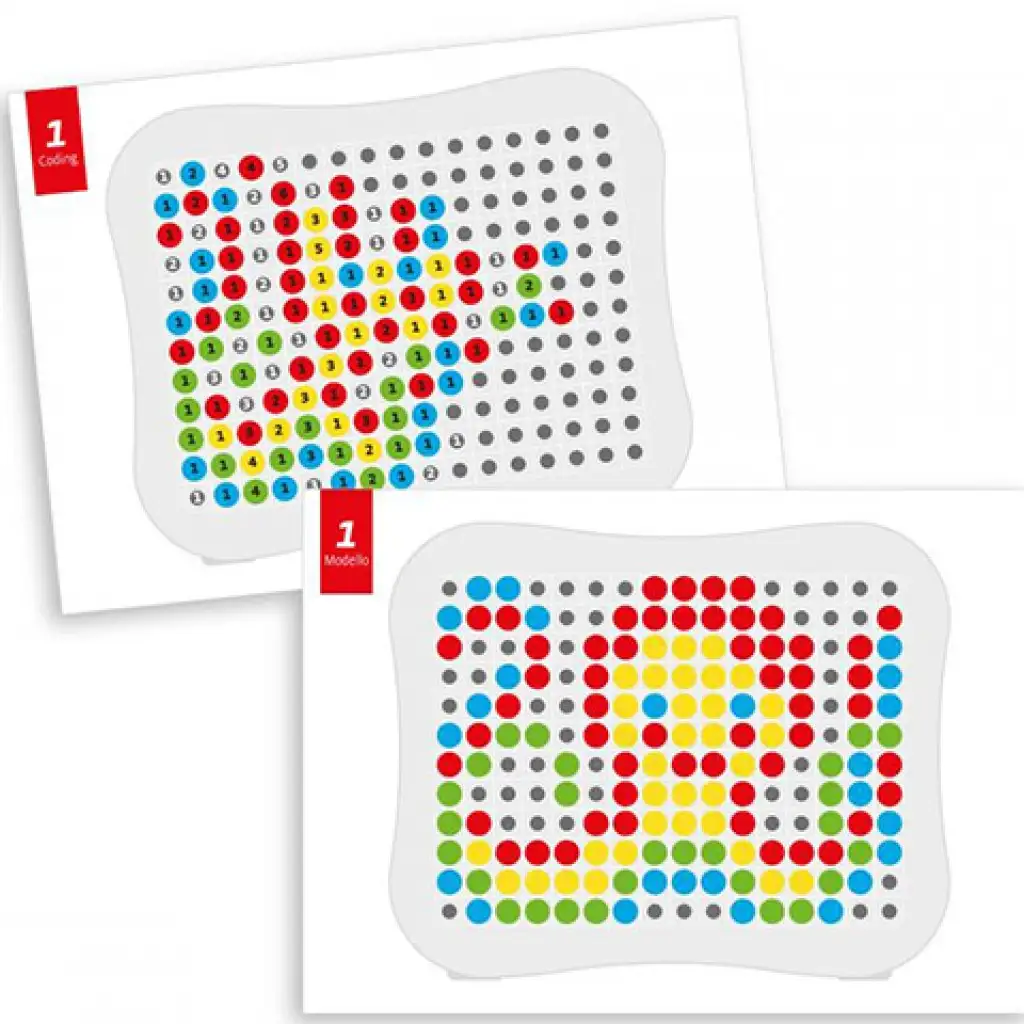 Quercetti: Peg Brite kódolás fejlesztő játék fényekkel kép 3