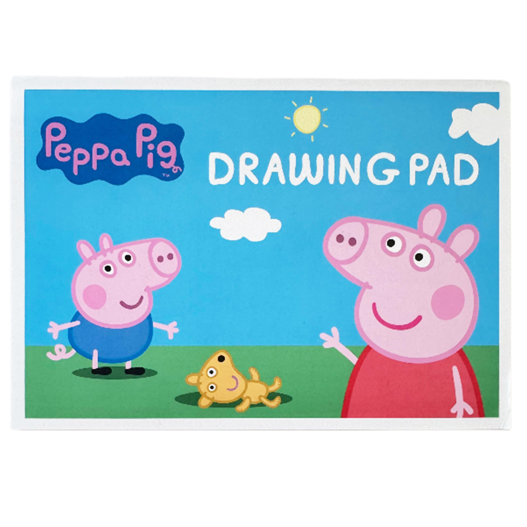 Peppa malac kreatív színezhető vázlatfüzet A/5