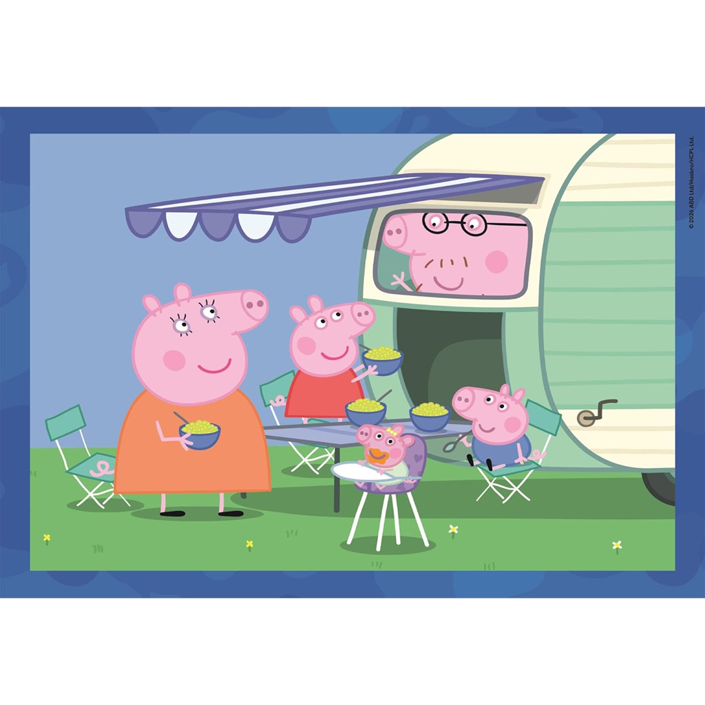 Peppa malac 4 az 1-ben Supercolor puzzle - Clementoni kép 3