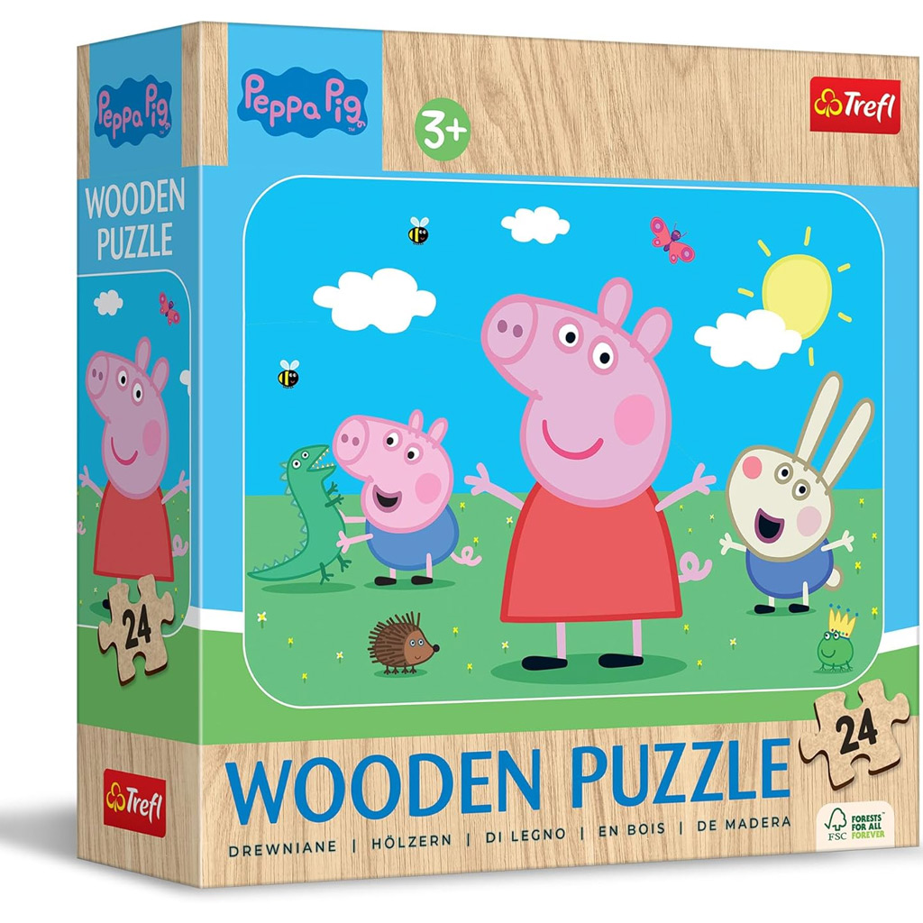 Peppa malac 24db-os fa puzzle - Trefl