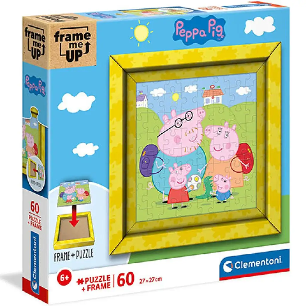 Peppa malac keretes puzzle 60db-os - Clementoni