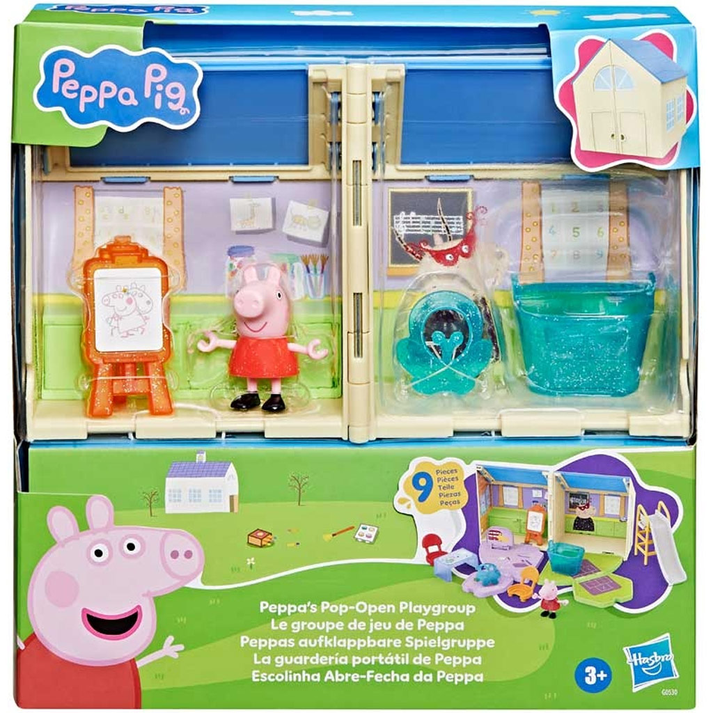 Peppa Malac: Peppa kinyitható ovis csoportja játékszett - Hasbro