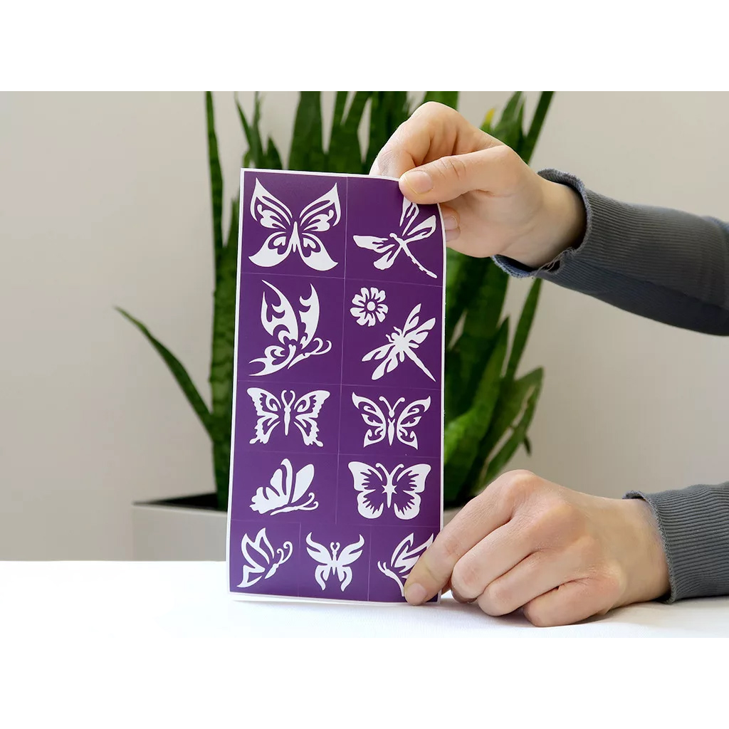 TyToo: Pillangók csillámtetoválás sablon szett 23db kép 5