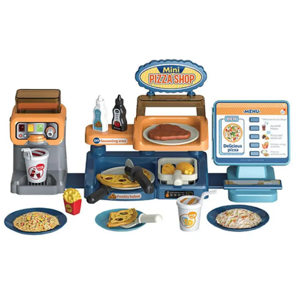 Pizzéria játékszett fénnyel és hanggal 35db-os kép 2