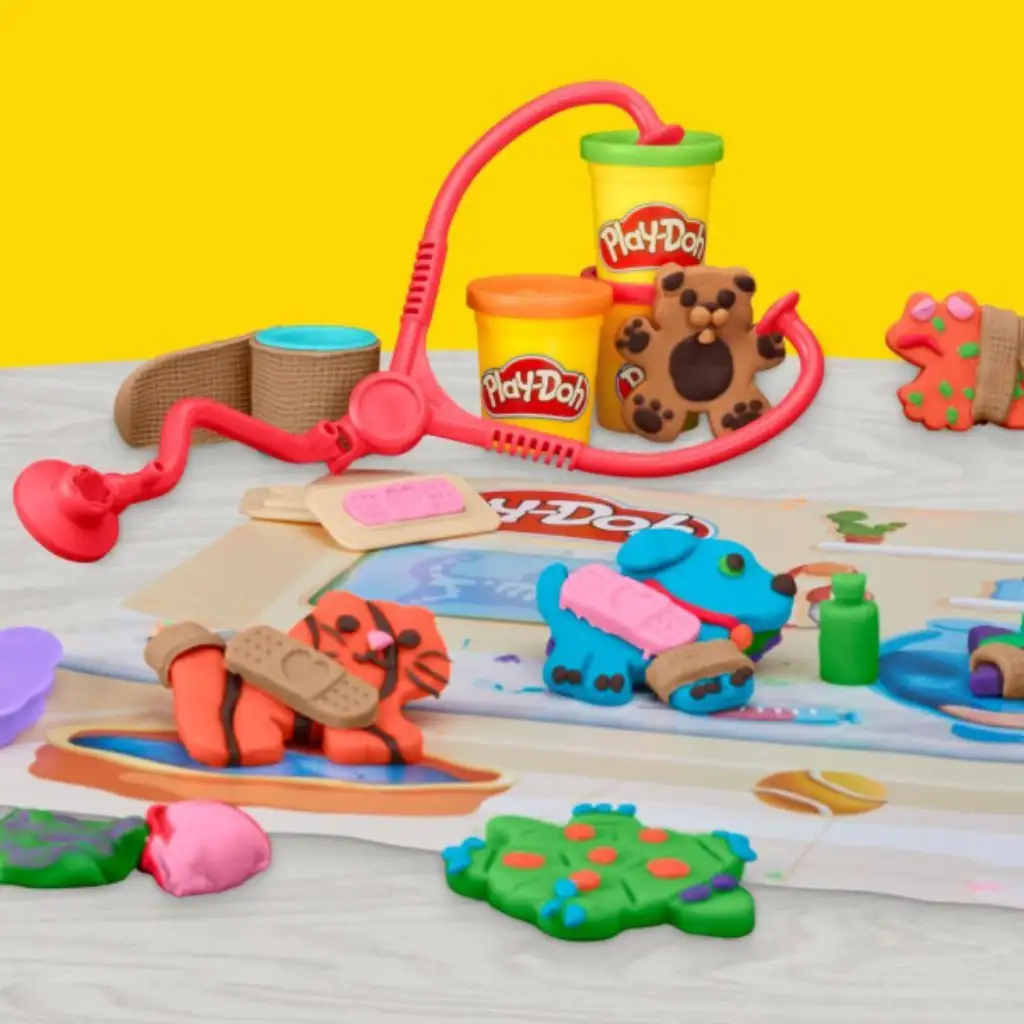 Play-Doh: Alkoss és gondozz állatorvos gyurma szett - Hasbro kép 3