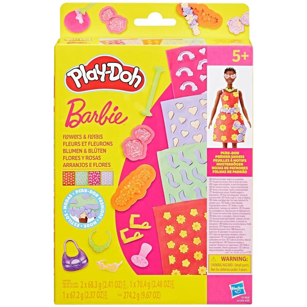 Play-Doh: Barbie virágok gyurma szett - Hasbro
