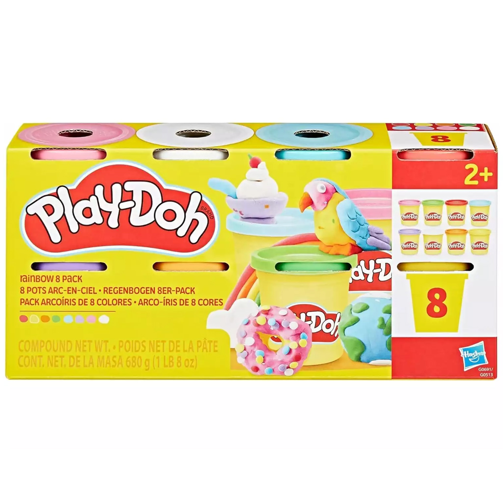 Play-Doh: Tégelyes 8db-os gyurma szett 680gr - Hasbro kép 2