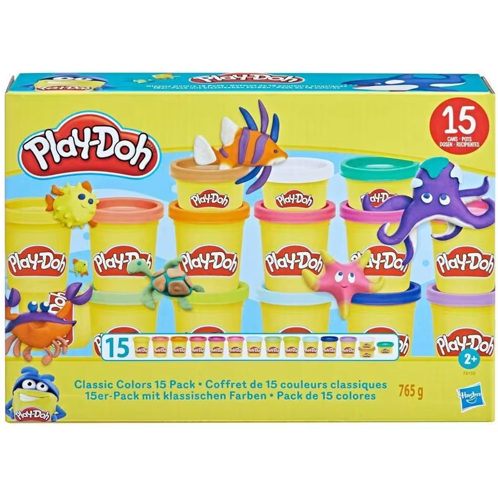 Play-Doh: Klasszikus színek 15db-os gyurmaszett - Hasbro