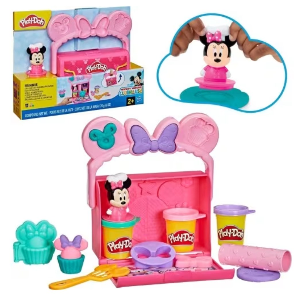 Play-Doh: Disney Jr. On-The-Go Minnie hordozható gyurmaszett - Hasbro kép 2
