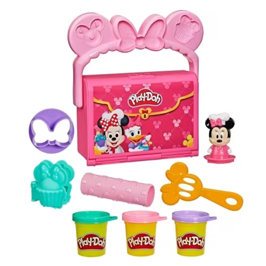 Play-Doh: Disney Jr. On-The-Go Minnie hordozható gyurmaszett - Hasbro kép 3