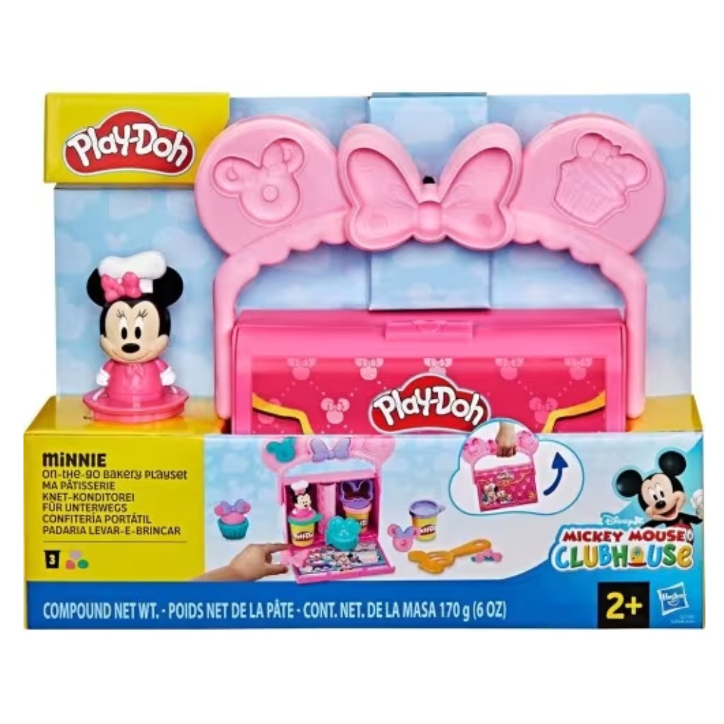Play-Doh: Disney Jr. On-The-Go Minnie hordozható gyurmaszett - Hasbro