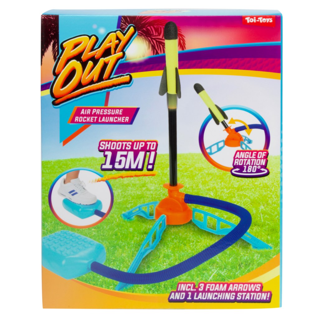 Play Out Szivacsrakéta kilövő szett 3db rakétával