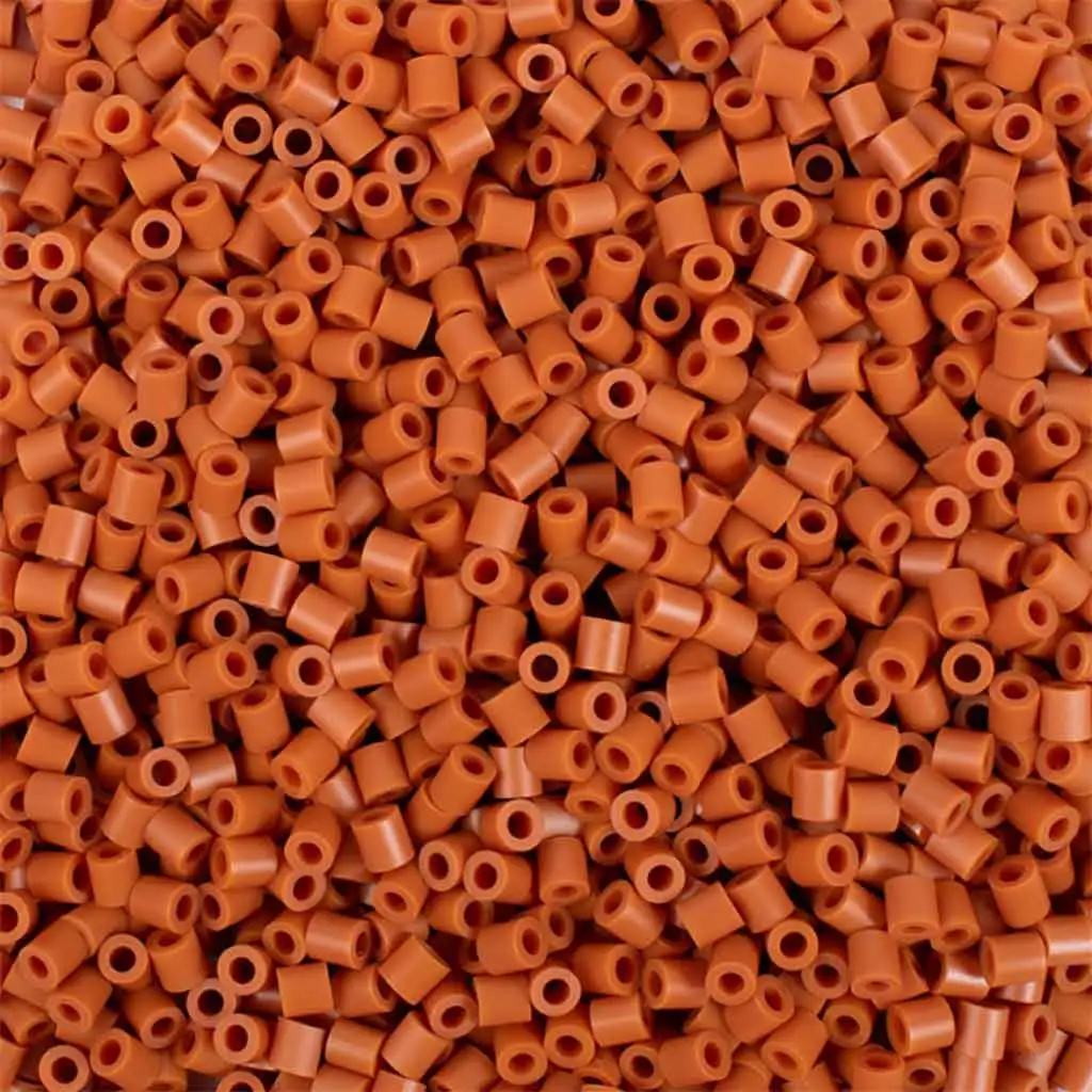 PlayBox: 5mm-es MIDI vasalható gyöngy világosbarna színben 6000db-os csomag kép 2