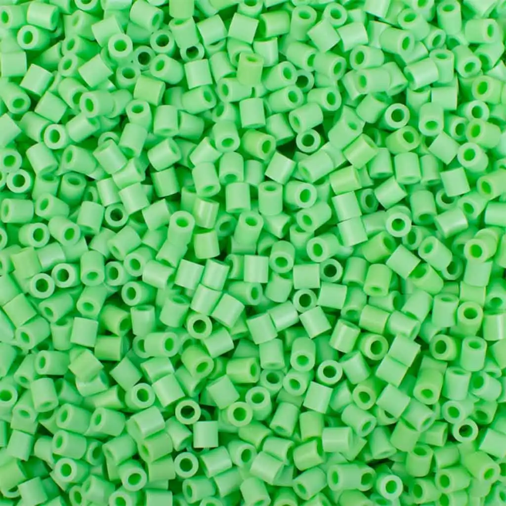 PlayBox: 5mm-es MIDI vasalható gyöngy világoszöld színben 6000db-os csomag kép 2