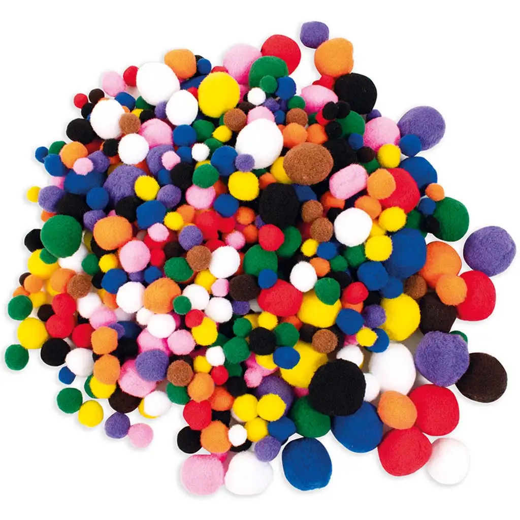PlayBox: Pom-Pom alap színekben 525db-os csomag