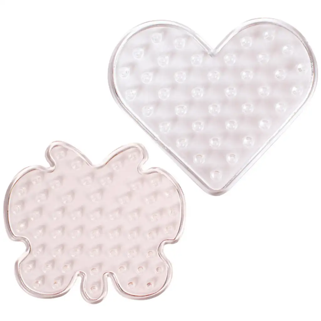 PlayBox: 9mm-es vasalható gyöngy alap 5db pillangó és 5db szív formával