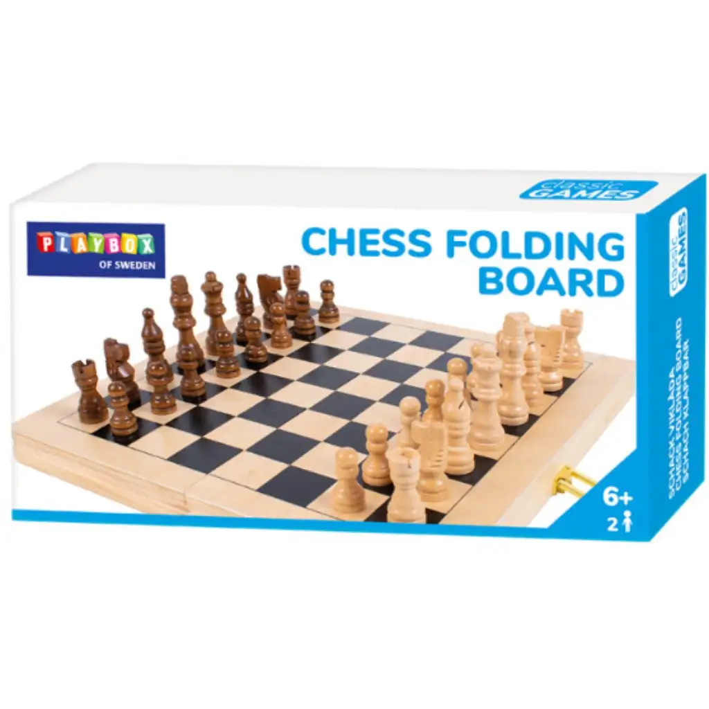 PlayBox: Fa sakk összecsukható táblával kép 1