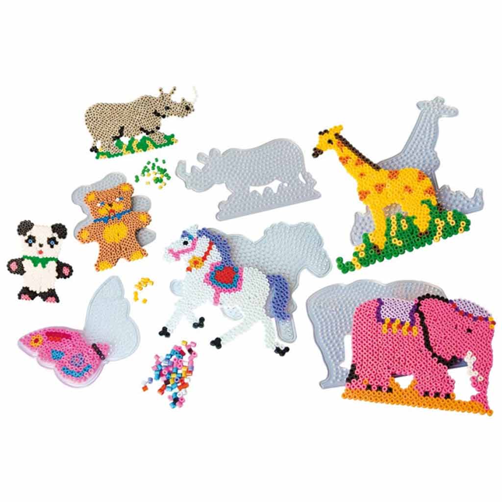 PlayBox: 5mm-es MIDI  vasalható gyöngy alap -állatok 12db-os csomag