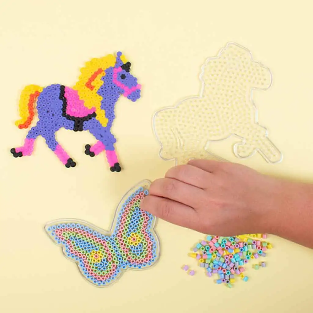 PlayBox: 5mm-es MIDI vasalható gyöngy alap pillangó és ló kép 2