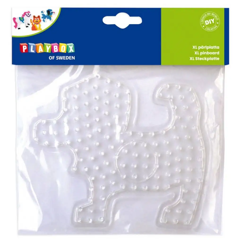 Playbox: XL vasalható gyöngy alaplap – 1 darab (cica, kutya vagy ló forma) kép 2