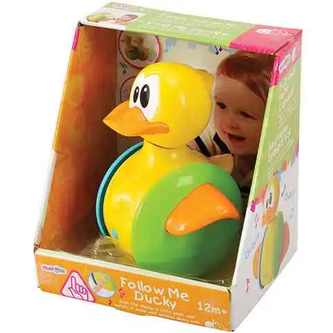 Playgo: Guruló zenélő kacsa bébijáték kép 1