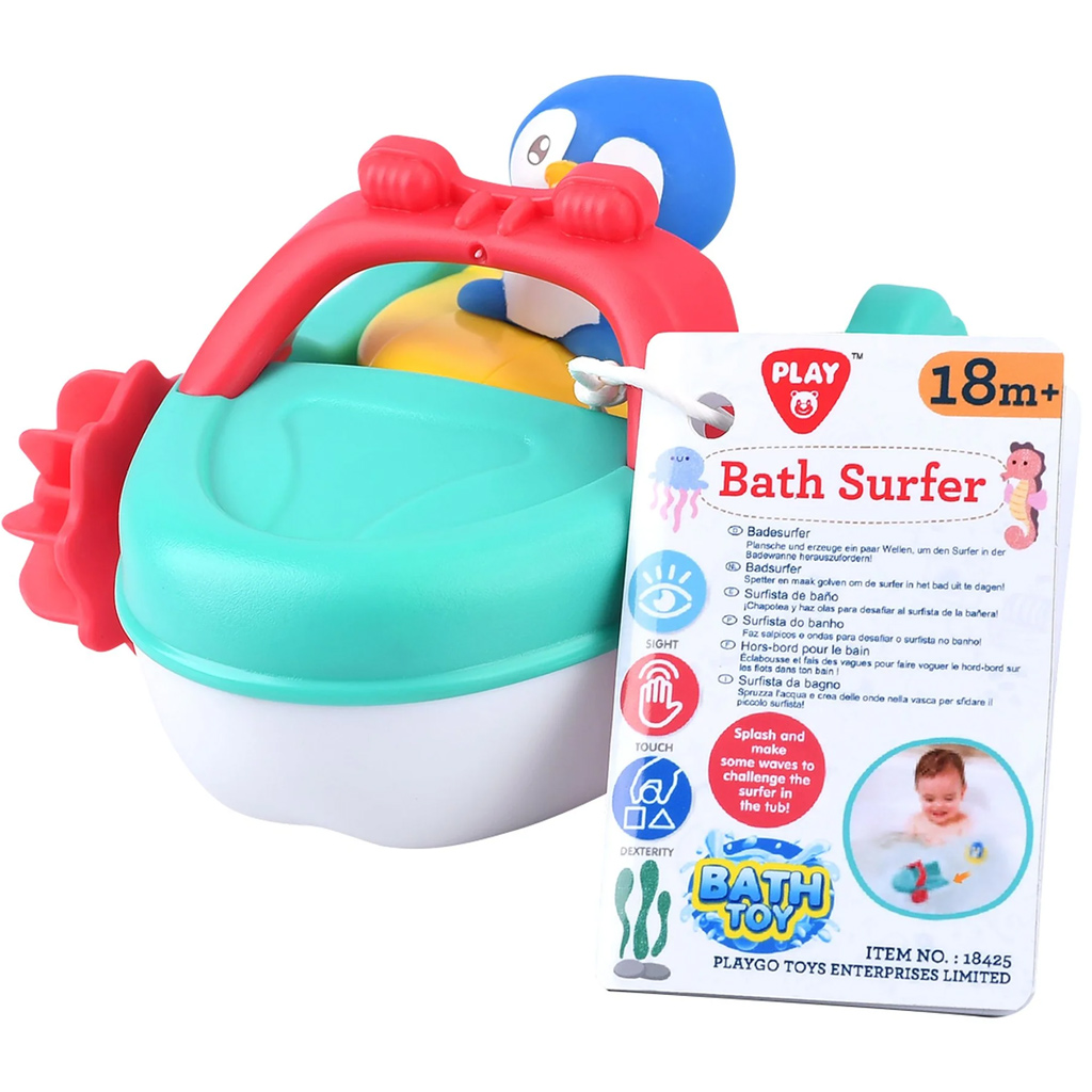 Playgo: Motorcsónakos pingvin fürdőjáték kép 2