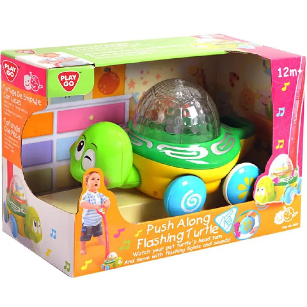 Playgo: Tologatható teknős hanggal és fénnyel kép 1