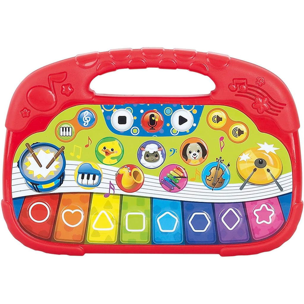 Playgo: Vidám állati zenekar bébi zongora kép 2