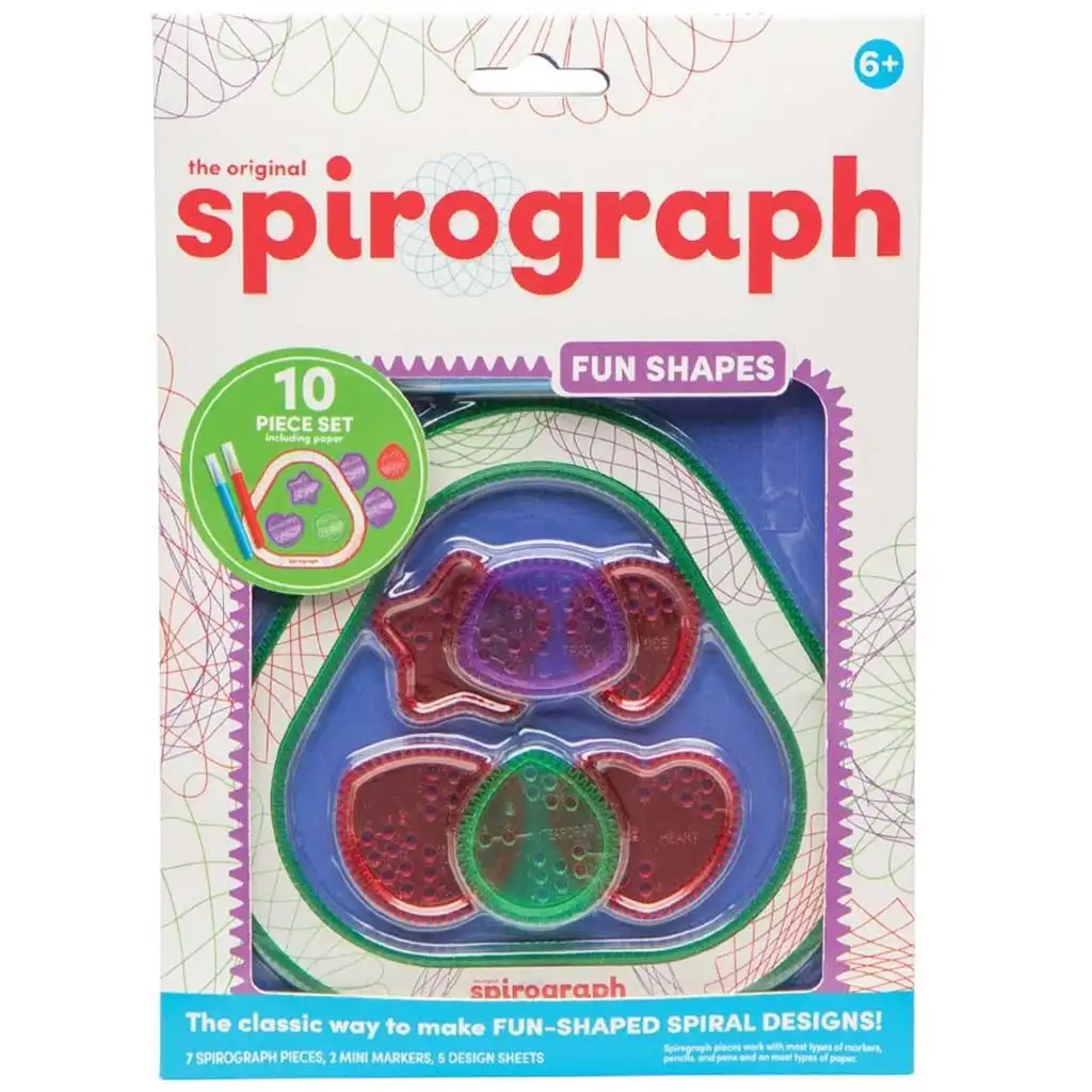 Spirograph: FUN Shapes Spirográf  - Szórakoztató formák 10db-os kreatív szett