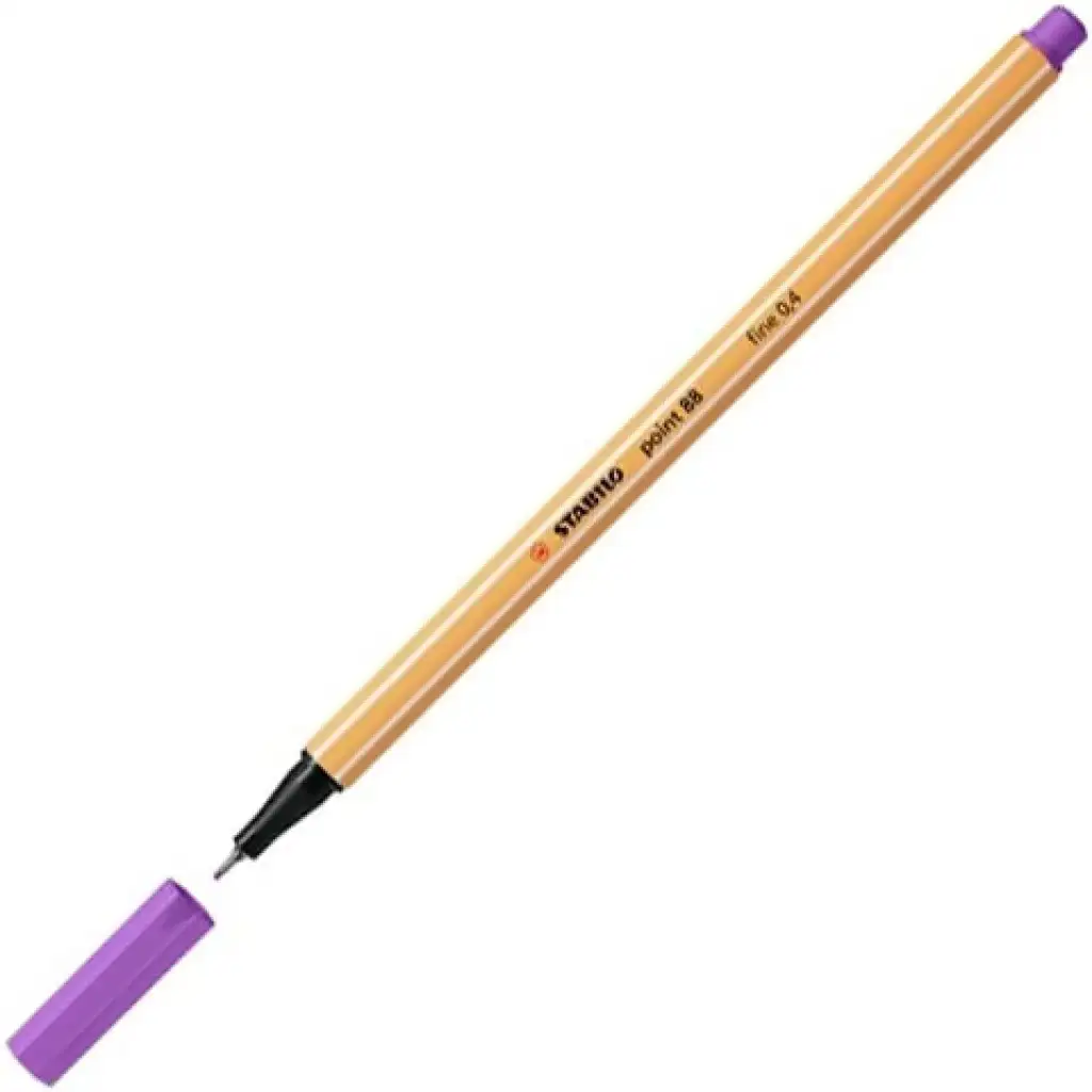 Stabilo: Point 88 tűfilc szilva színű