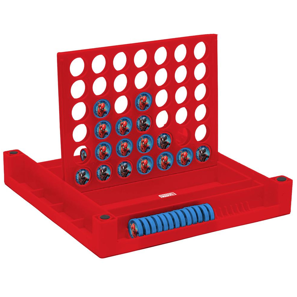 Luna: Pókember 2 az 1-ben Négyet egy sorba és Kígyók és létrák társasjáték kép 3