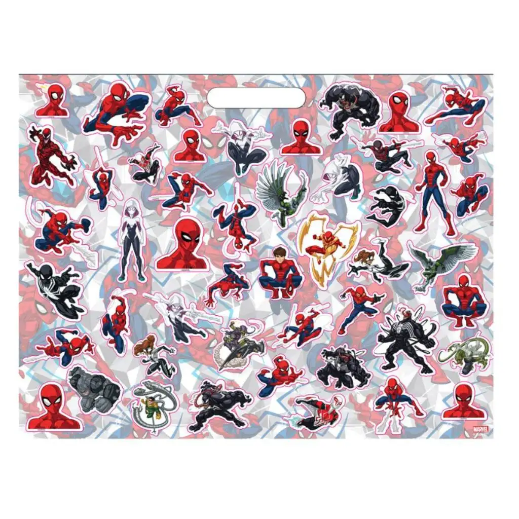 A csodálatos pókember színező szett matricákkal és 3db zsírkrétával kép 3